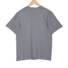 Soft Enzyme Washed Stone Grey V-Neck Cotton T-shirt