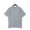 Soft Enzyme Washed Stone Grey Round Neck Cotton T-shirt