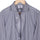 Monti French Navy Blue Stripes Satin Cotton Shirt