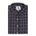 Iron Grey Checked Half Sleeve Regular Fit Cotton Twill Shirt