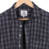 Iron Grey Checked Half Sleeve Regular Fit Cotton Twill Shirt