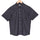 Iron Grey Checked Half Sleeve Regular Fit Cotton Twill Shirt