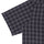 Iron Grey Checked Half Sleeve Regular Fit Cotton Twill Shirt