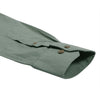 Jade Green Cotton Linen Rolled-up Sleeve Slim Short Kurta