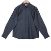 Monti Metallic Grey Chambray Button Down Cotton Shirt