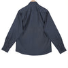 Monti Metallic Grey Chambray Button Down Cotton Shirt