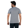 Soft Enzyme Washed Stone Grey Round Neck Cotton T-shirt