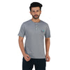 Soft Cotton Henley T-shirt Combo Pack Of 3 (Grey, Navy, blue)
