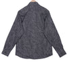 Ash Grey Print Button Down Cotton Shirt