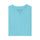 Shore leaves Soft Enzyme Washed Turquoise Blue V-Neck Cotton T-shirt