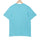 Shore leaves Soft Enzyme Washed Turquoise Blue V-Neck Cotton T-shirt