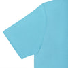 Soft Enzyme Washed Turquoise Blue Round Neck Cotton T-shirt