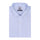 Monti Iceberg Blue Stripes 2 Ply Giza Cotton Shirt