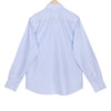 Monti Iceberg Blue Stripes 2 Ply Giza Cotton Shirt