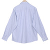 Carolina Blue Dotted Stripes Wrinkle-free Cotton Shirt