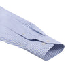 Carolina Blue Dotted Stripes Wrinkle-free Cotton Shirt