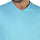 Shore leaves Soft Enzyme Washed Turquoise Blue V-Neck Cotton T-shirt