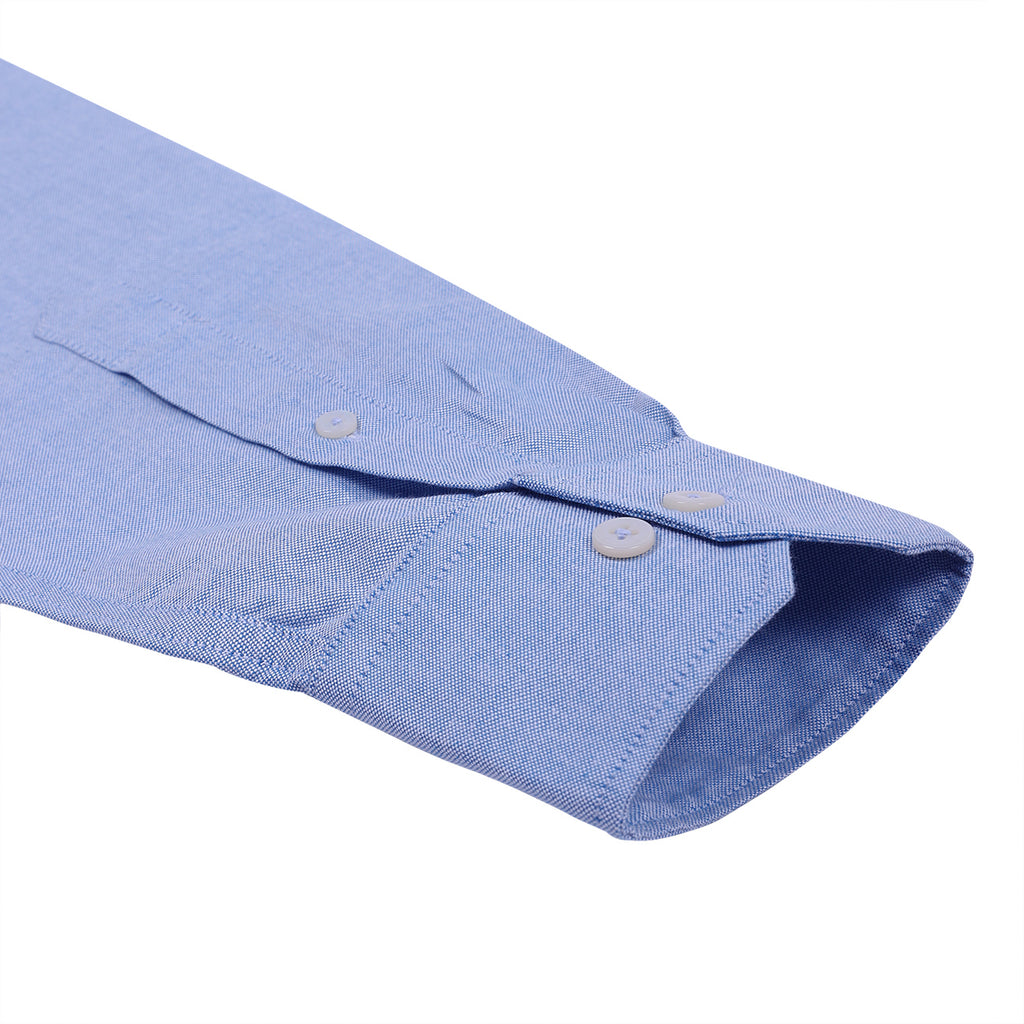 American Blue Oxford Button Down Cotton Shirt