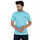 Soft Enzyme Washed Turquoise Blue Round Neck Cotton T-shirt