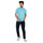 Soft Enzyme Washed Turquoise Blue Round Neck Cotton T-shirt