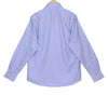 Luthai Fresh Blue Dobby Button Down 2 Ply Giza Cotton Shirt