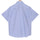 Scuba Blue Half Sleeve Cotton Linen Shirt