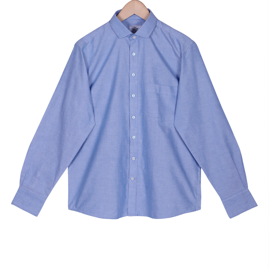 American Blue Oxford Regular Fit Cotton Shirt