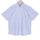 Sky Blue Twill Floral Print Half Sleeves Shirt