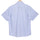Sky Blue Twill Floral Print Half Sleeves Shirt