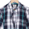 Navy White Big Checks Cotton Shirt