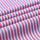 Blue Red Stripes Half Sleeve Shirt