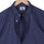 Luthai Shadow Navy Stripes Half Sleeve 2 Ply Giza Cotton Shirt
