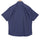 Luthai Shadow Navy Stripes Half Sleeve 2 Ply Giza Cotton Shirt