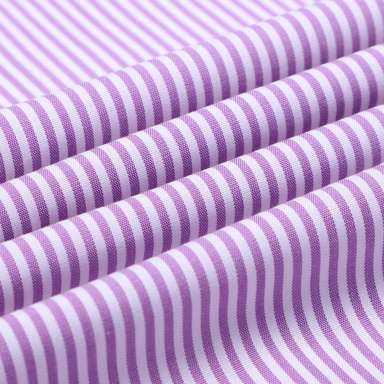 Lavender Stripes Half Sleeve Shirt