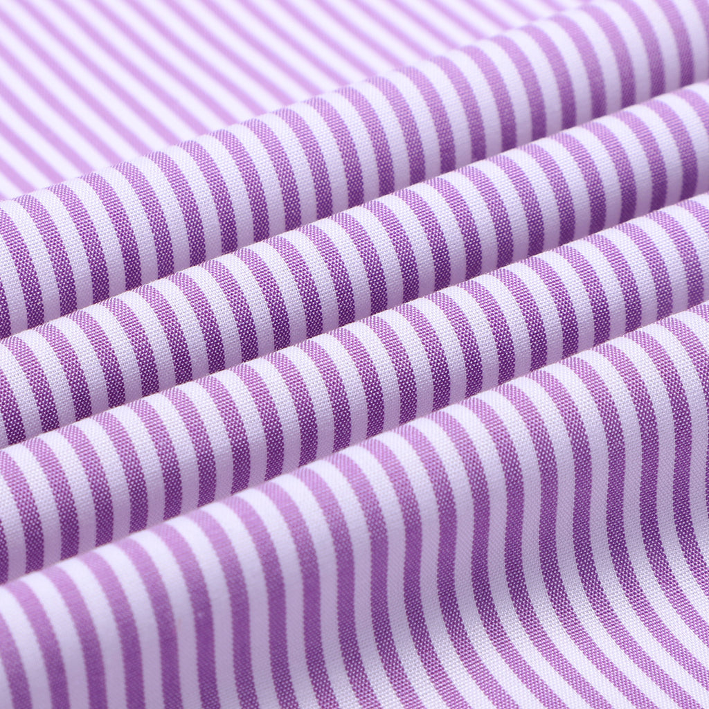 Lavender Stripes Half Sleeve Shirt