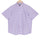 Luthai Wisteria Pink Checks Half Sleeve 2 Ply Giza Cotton Shirt