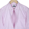 Luthai Mastani Pink Herringbone Button Down 2 Ply Premium Giza Cotton Shirt