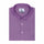 Iris Purple Micro Houndstooth Half Sleeves 2 Ply Giza Cotton Shirt
