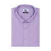 Luthai Misty Purple Dobby Half Sleeve 2 Ply Giza Cotton Shirt
