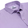 Luthai Misty Purple Dobby Half Sleeve 2 Ply Giza Cotton Shirt