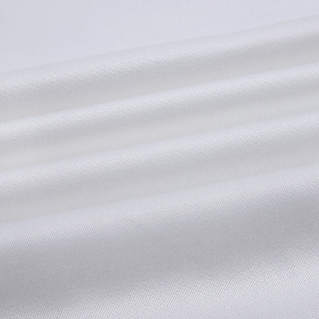 Warm White Birdseye Dobby 2 Ply Giza Cotton Regular Fit Shirt