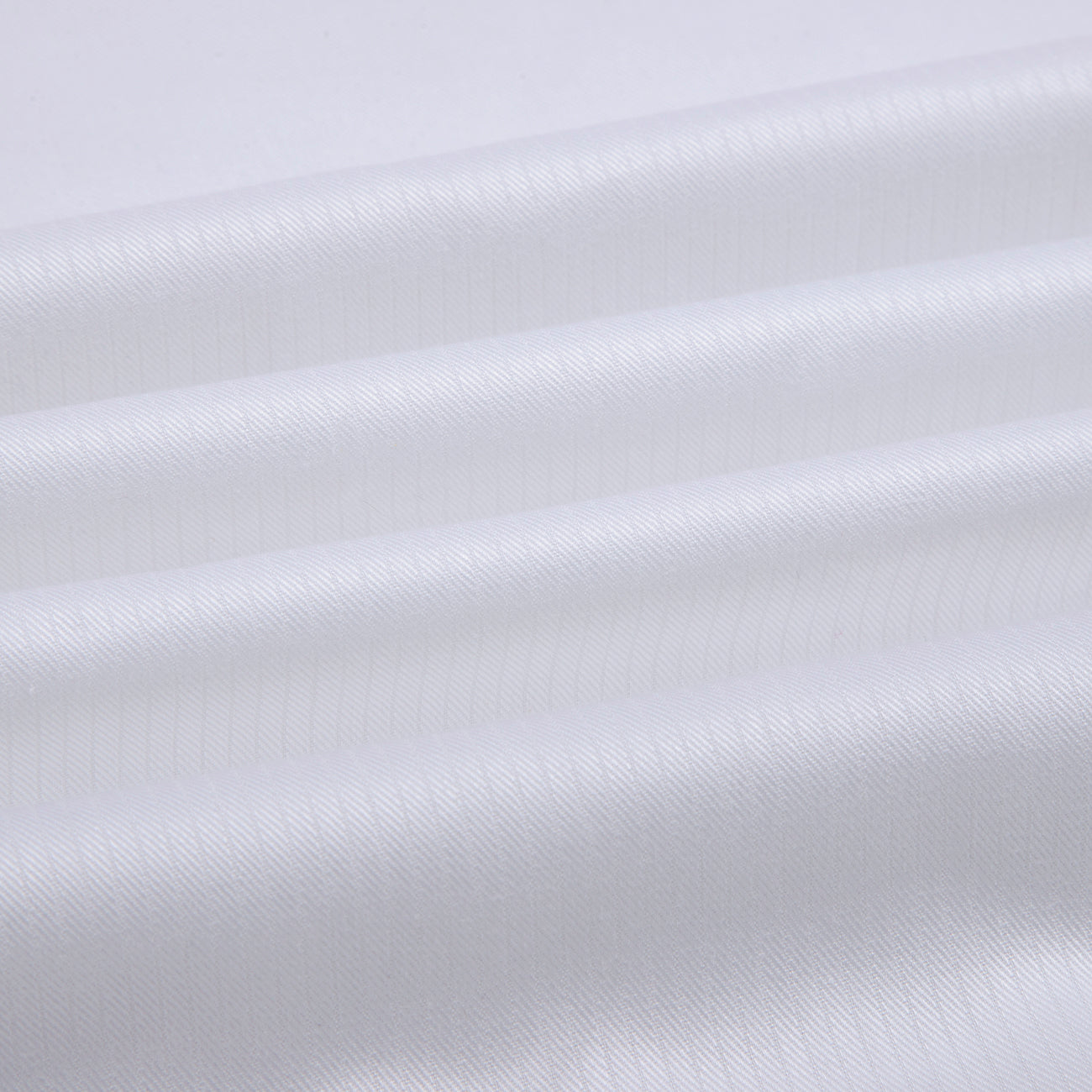 White Dobby Stripes 2 Ply Giza Cotton Regular Fit Shirt