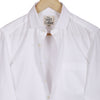 Luthai Premium White Herringbone 2 Ply Giza Cotton Regular Fit Shirt