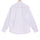 White Herringbone Mandarin Collar 2 Ply Giza Cotton Shirt