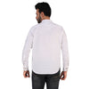 Frost White Cotton Linen Rolled-up Sleeve Short Kurta