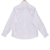 Luthai Snow White Dobby Button Down 2 Ply Giza Cotton Shirt