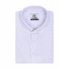 Monti Gulmarg White Herringbone Checks Button Down 2 Ply Giza Cotton Shirt