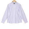 Monti Gulmarg White Herringbone Checks Button Down 2 Ply Giza Cotton Shirt