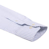 Monti Gulmarg White Herringbone Checks Button Down 2 Ply Giza Cotton Shirt