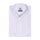 Luthai Blue Stripes on White Twill Button Down 2 Ply Giza Cotton Shirt